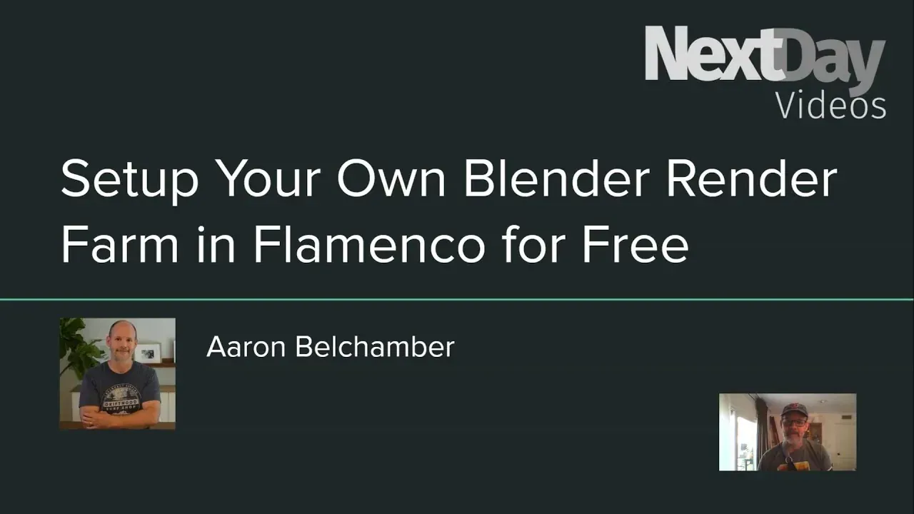 Still frame from the video in "Video Tutorial to Setup a FREE Blender Render Farm Using Flamenco"